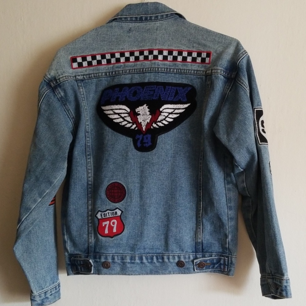 F21 Patch Jean Jacket - image 2